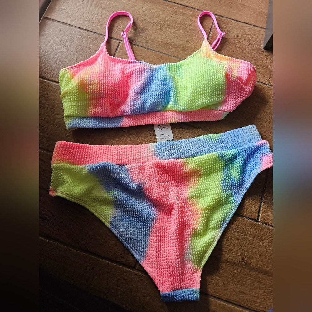 Popular Cupshe Tie-Dye Bikini Size XL Women's